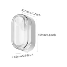 Beyaz Diş Fırçalığı Tozsuz Yenilikçi Ev İçin Gerekli Toz Geçirmez Şık Tasarım Özelliği Duvara Monte Beyaz