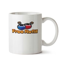 Refil De Poções İki Tarafı Baskılı Kupa Bardak Çok Renkli