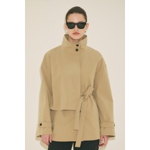 Manuka Rıa Tasarım Trençkot Kum Ss26trc00004-155 Kum
