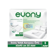 Evony Yatak Koruyucu Örtü 60x90 Cm 5x30 150 Adet
