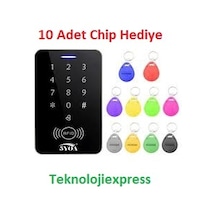 Rfıd Kapı Geçiş Kontrol Apartman Şifre Elektronik 12V