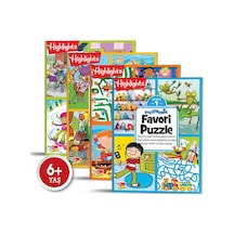 Highlights Puzzlemania Favori Puzzle 4'lü Set Dikkat Atölyesi
