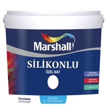 Marshall Silikonlu Özel Mat Duvar Boyası 15 Lt=20 Kg Moda Renk