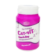 Biyoteknik Cat-Vit One A Day Kediler için Multivitamin Tablet 60'lı