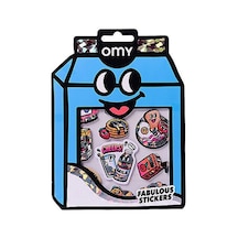 Omy Büyük Çıkartma - Milk Dekoru 16