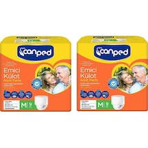 Canped Emici Külot Hasta Bezi Orta Boy M 2 x 9'Lu