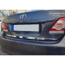 Toyota Corolla Uyumlu Krom Bagaj Alt Çıta 2007-2013 Arası P.Çelik