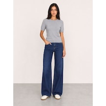 Loft Regular Fit Kadın Bluz K.kol Lf2044861 Q1.v1 Gri Melanj