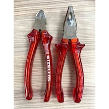 Pense Kraft 180 Mm Yan Keski Kraft 180 Mm 2 Li Set Izeltaş