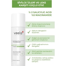 Veela Ac Control Cream Akneli Ciltler İçin Onarıcı Krem %2 Salisilik Asit &%5 Niasinamid Sivilce Ve Leke Karşıtı Etkili Bakım 50 x 22