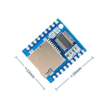 XY-V17B MP3 Wav Ses Çalma Modülü Micro Sd 32Gb Hafıza FAT16 FAT32 24 Bit