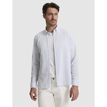 Pierre Cardin Erkek Açık Mavi Gömlek Desenli 50320860-vr003