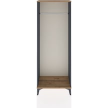 Arges Dolap Kapaklı Tek Askılı 60x30x163 Antrasit-çam Antrasit