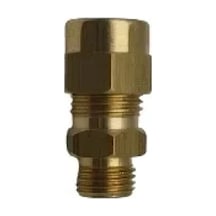 Sarı Pirinç Yüksüklü Rekor 1/4 - 8mm