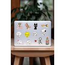 Laptop Notebook Tablet Sticker Seti Model 8
