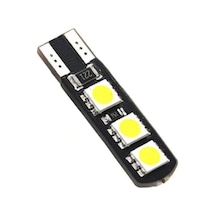 T10 Canbus Smd 5050 6 Ledli Evrensel Beyaz Led Tekli