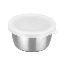 Sones 40 Ml 304 Paslanmaz Çelik Sos Kabı Plastik Kapaklı Sızdırmaz Sos Kabı Baharat Kabı