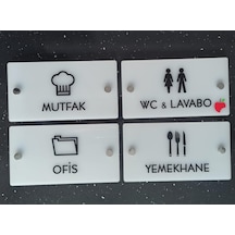 Modern Tasarım Kapı Isimliği - Office Serisi