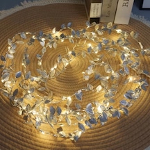 3 Metre Yaldızlı Gümüş Led Işık Dekoratif Ortam Ve Aydınlatması