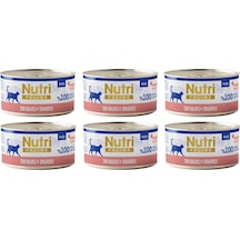 Nutri Feline Ton Balıklı Ve Somonlu Pate Tahılsız Yetişkin Kedi Konservesi 70 G X 6 Adet