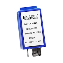 Sanel Konvertör 1 Amper 24v 12v Voltaj Düşürücü Smc01