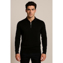 Erkek Triko Polo Yaka Siyah 3773 Siyah Erkek Triko Polo Yaka Siyah 3773 Siyah