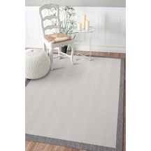 Kaymaz Yıkanabilir Doğal Dokulu Beyaz Dekoratif Sisal Halı Siesta 1504