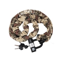 Armor 712 Mv 180cmx12mm Titanyum Ve Bor Alaşımlı Yüksek Güvenlikli Çelik Zincir+16mm Ubar Kilit
