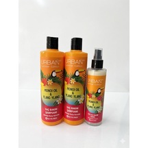 Urban Monoı Oil Yılang & Ylang Set Sette 2 Adet 2 350 Ml:700 Ml Şampuan +1 Adet Sıvı Saç Bakım Kremi 1 200 Ml
