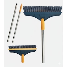 Nobera Banyo Temizleme Fırçası Silikon Çekpaslı 110 Cm / Fayans Temizleme Çekpası / Sağa Sola Yatan Başlık