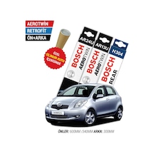 Bosch Aerotwin Toyota Yaris Ön Arka Silecek (2006-2010)