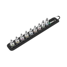 Wera 05003972001 Zyklop Torx Hf Uç Kemeri B 3 Tutma Fonksiyonlu, 3/8 İnç Tahrikli, 9 Parça