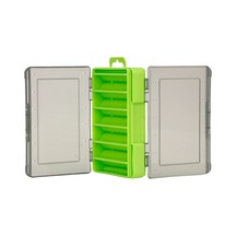 Geeroyoo Hb201 Kompakt Çift Taraflı Yem Kutusu, Olta Malzemeleri İçin Pratik Saklama Çözümü, Yeşil, 14x10x3cm