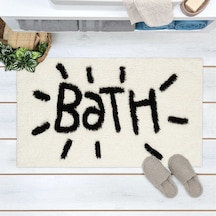 Soft Bathroom Banyo Paspası - Krem - 60x100 Cm Renkli