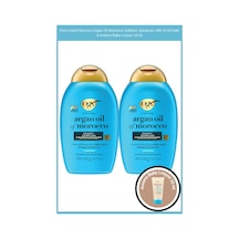 Ogx Extra Güçlü Morocco Argan Oil Morrocco Sülfatsız Şampuan 2 x 385 ML + Aveeno Baby Losyon 15 ML Ogx Extra Güçlü Morocco Argan Oil Morrocco Sülfatsız Şampuan 2 x 385 ML + Aveeno Baby Losyon 15 ML