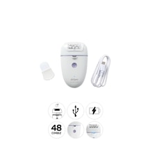 Arzum Ar5173 Sateen Touch Şarjlı Epilasyon Cihazı, Beyaz
