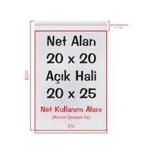 Şeffaf Bantlı Yapışkanlı Opp Jelatin Poşet 250'li 20 x 20 + 5 CM