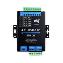4 Kanal Endüstriyel İzolasyonlu Rs485 To Rj45 Ethernet Server Modülü - 26360