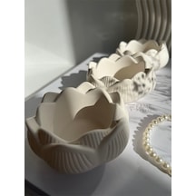 Bernami Mum Pinterest 3lü Lotus Çiçeği Dekoratif Tabak & Kase, Hediyelik, Takı Ve Mum Tabağı, Mumluk, Sunumluk, Organizer Diğer