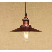 Mylights Retro Bakır Eskitme Tekli Sarkıt Avize 23 Cm (423971981)