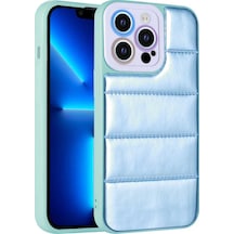 Ardemix Apple Uyumlu iPhone 13 Pro Kamera Korumalı Aihttgli Renkli Seksek Kılıf-mavi Mavi