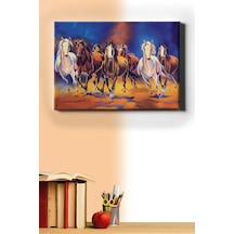Webstyle Sayılarla Boyama Seti Kasnaklı Vahşi Atlar 40 X 50 Cm