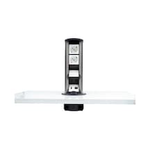 AMP Connect 2 Şebeke Soketli 2 Data 1 HDMI 2 USB Şarj Girişli Mas