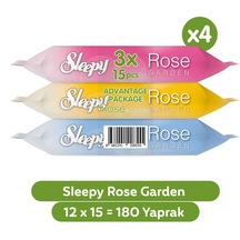 Sleepy Rose Garden Seyahat Cep Mendili 12 X 15 Adet 180 Yaprak
