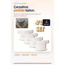 4'lü Nevresim Ve Çarşaf Sabitleyici Yatak Köşe Tutucu Kaymayı Önleyen Pratik Aparat Diğer