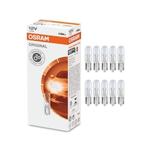 2721 12v T5 1.2w Dipsiz Gösterge Ampulü 10 Adet Standart