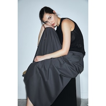 Lufian Ava Kadın Rayon Kazak Siyah Siyah 121090032100100 Siyah