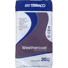 Terraco Weathercoat Sublok Elastik Su Yalıtım Malzemesi Toz Bileşen 20 Kg