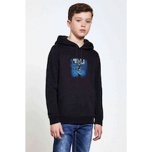 Tshirthane Doctor Who Fantasy Art Weeping Angels Baskılı Unisex Çocuk Sweat Siyah