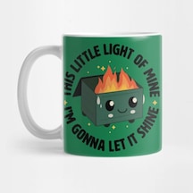 This Little Light Of Mine Dumpster Fire Kupa Bardak Çok Renkli